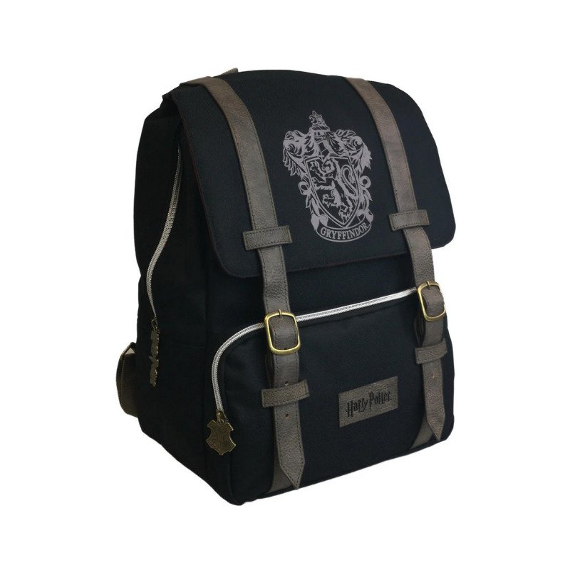 Petit Sac à Dos Harry Potter Officiel - Simili Cuir, Format Compact 20x26x12 Cm - Enfant & Adulte